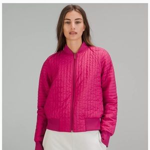 Lululemon Non stop Reversible Bomber Jacket. Size 6. Limited edition color
